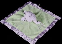 Disney Lumpy Elephant Green Purple Security Lovey Blanket